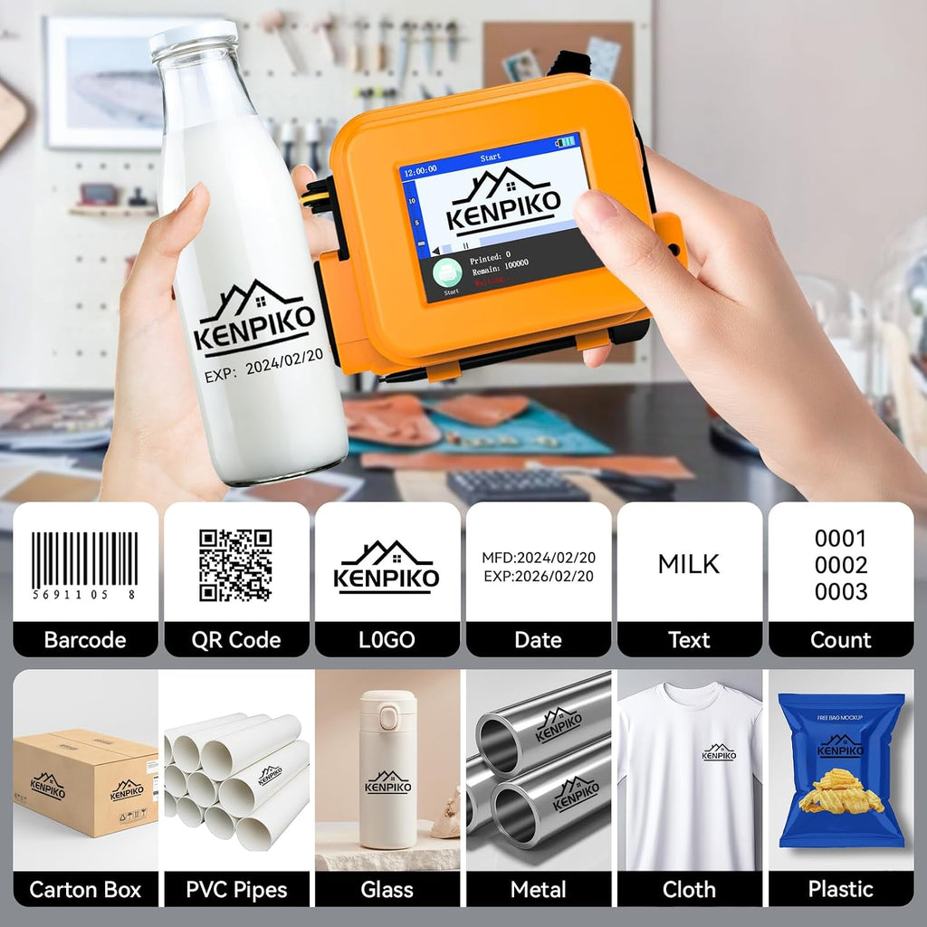 KENPIKO KP-Mini 0.5 Inch Handheld Inkjet Printer - product image 4