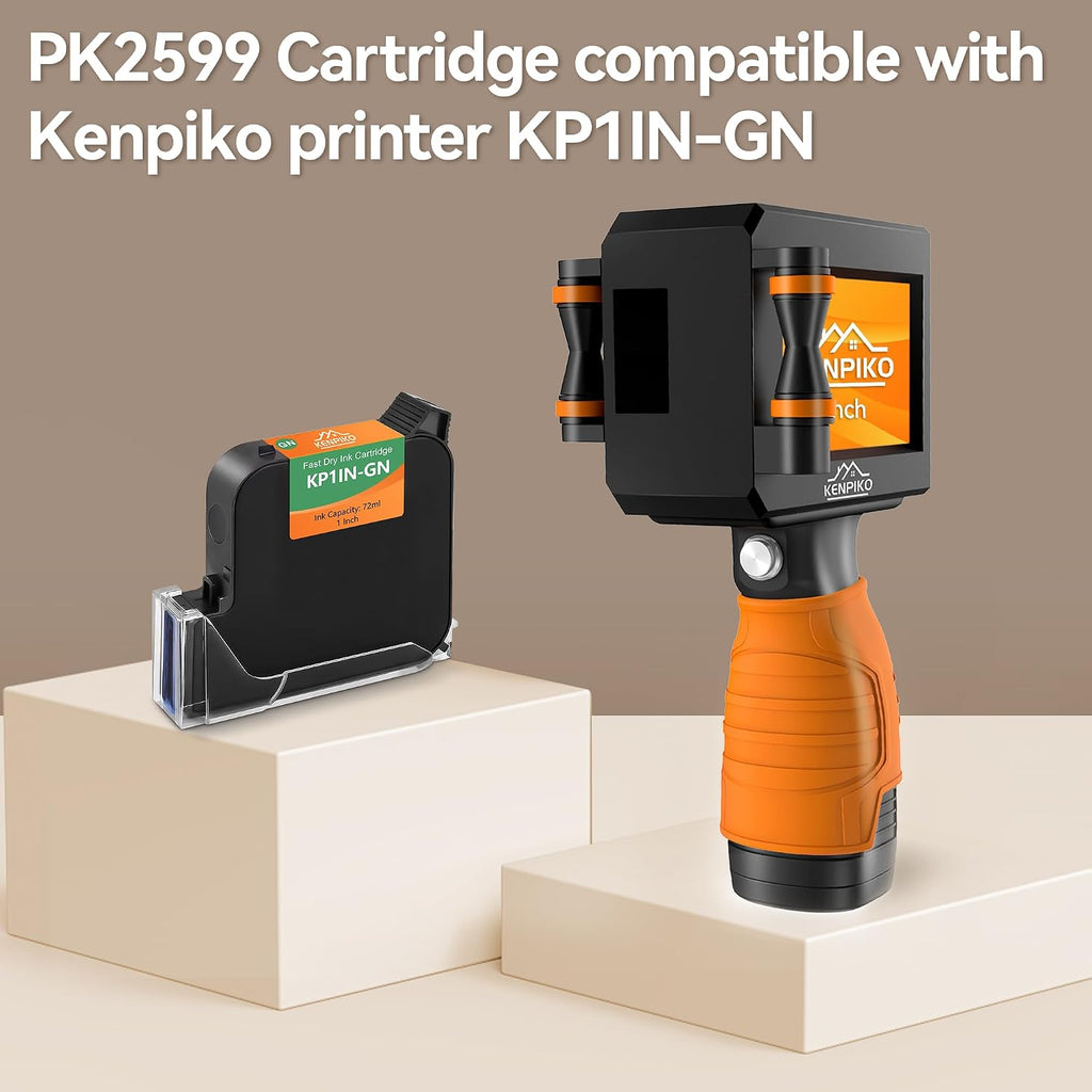 KENPIKO 1 Inch Green Quick-Drying Ink Cartridge - product image 2