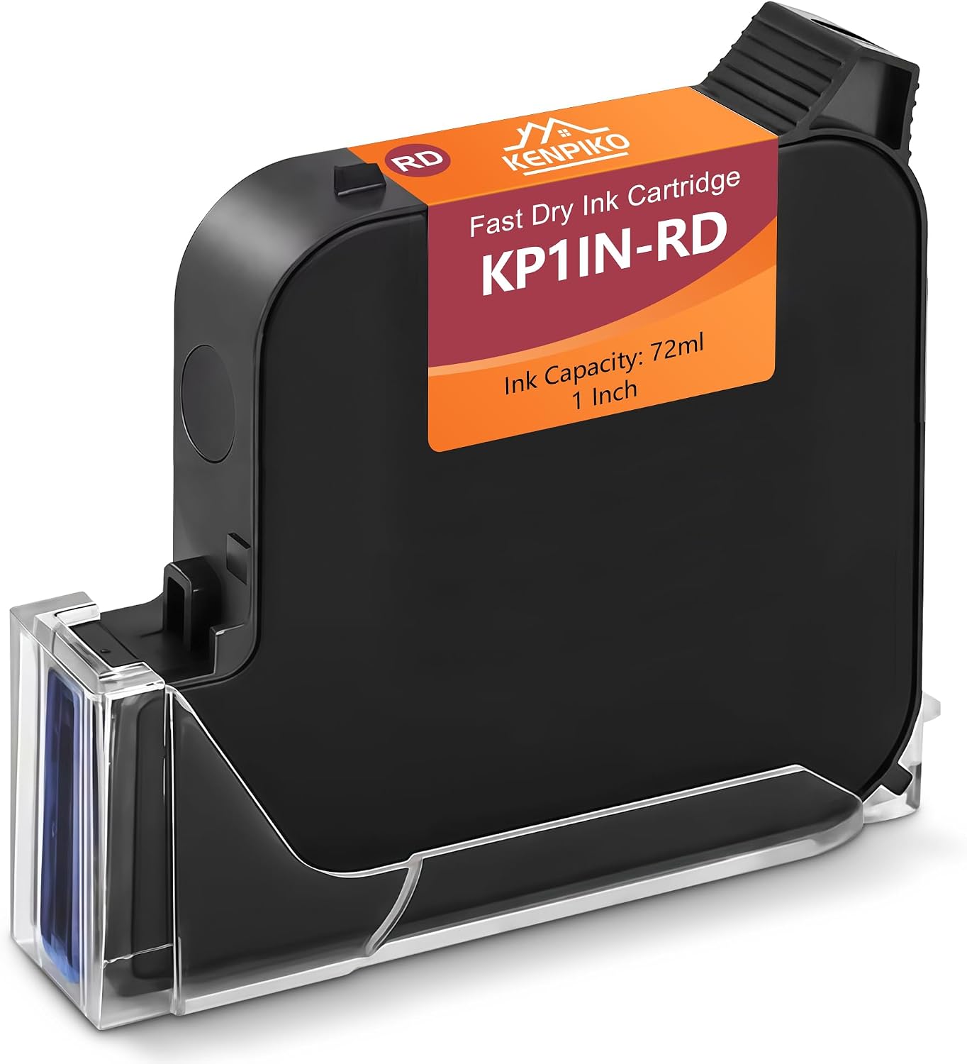 KENPIKO 1 Inch Red Quick-Drying Ink Cartridge - product image 2