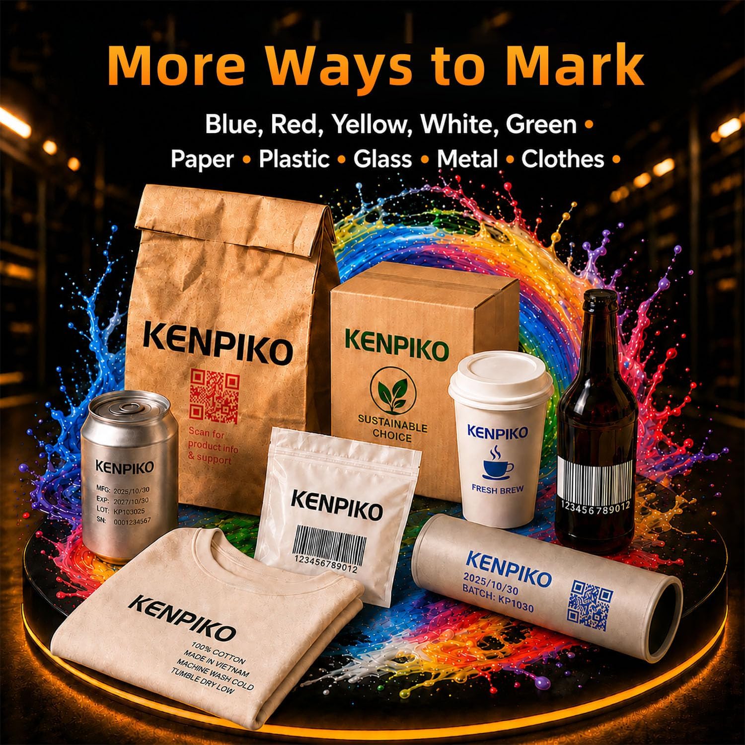 KENPIKO 0.5 Inch Blue Quick-Drying Ink Cartridge - product image 6