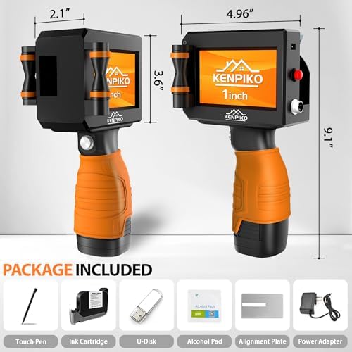 KENPIKO KP008 1 inch handheld inkjet printer - view 5