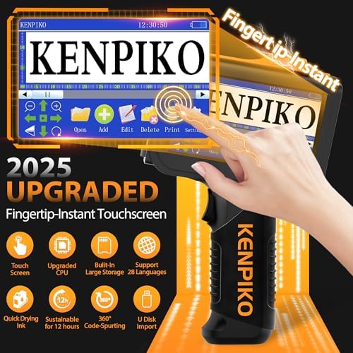 KENPIKO KP-N01 0.5 inch handheld inkjet printer - view 3
