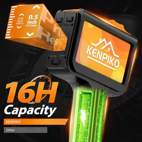 KENPIKO KP-N01 0.5 inch handheld inkjet printer - view 4