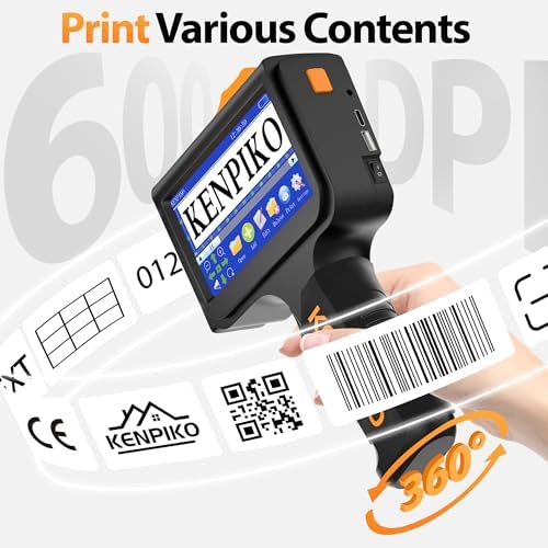 KENPIKO KP-N01 0.5 inch handheld inkjet printer - view 5
